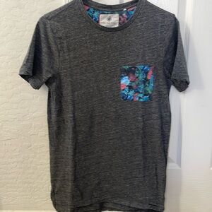 Men's Small Floral Pocket Tee